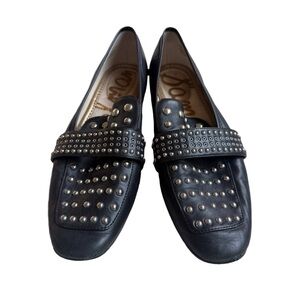 Sam Edelman Black Studded Flats